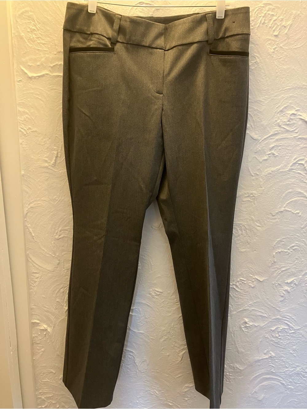 New York & Company Gray and Black Two-Piece Blazer and Pants Suit - Picture 7 of 9
